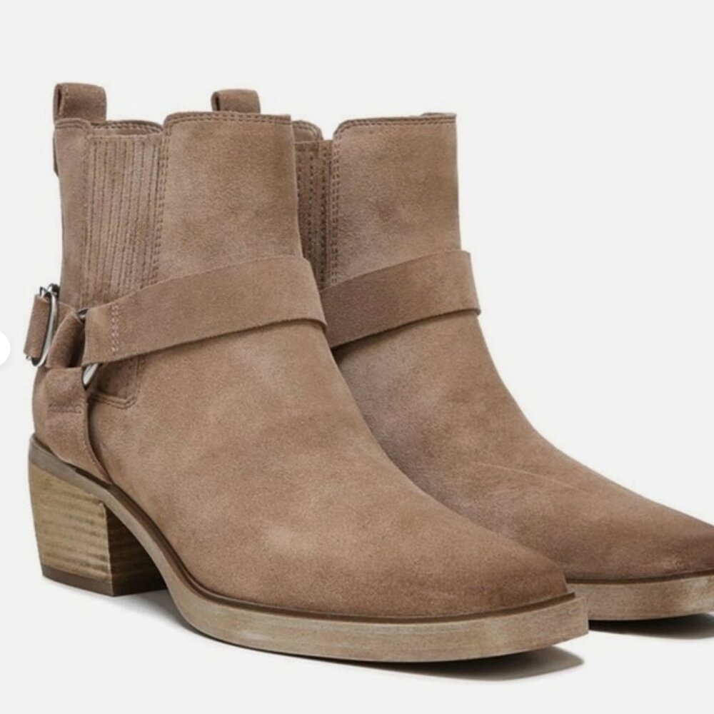 Sam Edelman Bellamie Bootie Deep Taupe Ankle Boots Women's Size 7  NEW